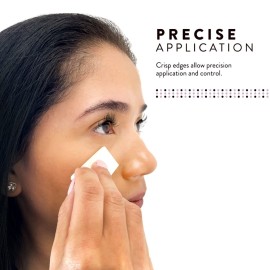 Artist\'s Choice Makeup Sponge Mini Applicator Wedges, Triangle Cosmetic Sponges For Foundation, Blush, Eye Shadow, Blending and Smoothing, Disposable, Latex Free, 100 Pack Artist\'s Choice Makeup Sponge Mini Applicator Wedges, Triangle Cosmetic Sponges For Foundation, Blush, Eye Shadow, Blending and Smoothing, Disposable, Latex Free, 100 Pack