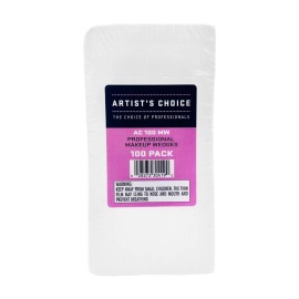Artist\'s Choice Makeup Sponge Mini Applicator Wedges, Triangle Cosmetic Sponges For Foundation, Blush, Eye Shadow, Blending and Smoothing, Disposable, Latex Free, 100 Pack Artist\'s Choice Makeup Sponge Mini Applicator Wedges, Triangle Cosmetic Sponges For Foundation, Blush, Eye Shadow, Blending and Smoothing, Disposable, Latex Free, 100 Pack