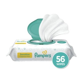 Pampers Baby Wipes Sensitive Perfume Free 1X Pop-Top Pack 56 Count Pampers Baby Wipes Sensitive Perfume Free 1X Pop-Top Pack 56 Count