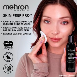 Mehron Makeup Skin Prep Pro Mattifying Skin Toner | Long Lasting Pre-Makeup Primer 4 fl oz (120 ml) Mehron Makeup Skin Prep Pro Mattifying Skin Toner | Long Lasting Pre-Makeup Primer 4 fl oz (120 ml)