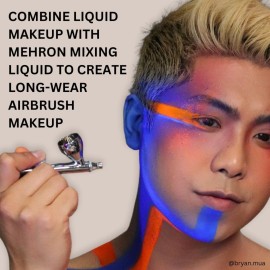 Mehron Makeup Liquid Makeup | Face Paint and Body Paint Perfect for Halloween, Cosplay I Air Brush Compatible 4.5 oz (133 ml) (MONSTER GREY) Mehron Makeup Liquid Makeup | Face Paint and Body Paint Perfect for Halloween, Cosplay I Air Brush Compatible 4.5 oz (133 ml) (MONSTER GREY)