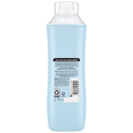 Suave Clarifying Shampoo, Family-Size - pH-Balanced & Hypoallergenic Daily Deep Cleansing Shampoo for Normal to Oily Hair, 22.5 Oz
