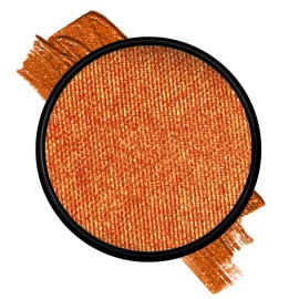 Mehron Paradise FX Metallics - Metallic Orange 1.4 oz | Professional Water Activated Shimmering Metallic Paint for Raves, Costumes, Special Effects, Halloween, Stage, Screen, Theater & Cosplay FX