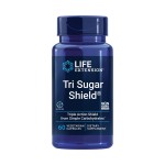 Life Extension Tri Sugar Shield, Sorghum bran, White Mulberry, phloridzin Apple polyphenol, Three Botanical extracts Promote Healthy Glucose Metabolism, Gluten-Free, Non-GMO, Vegetarian, 60 Capsules