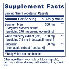 Life Extension Tri Sugar Shield, Sorghum bran, White Mulberry, phloridzin Apple polyphenol, Three Botanical extracts Promote Healthy Glucose Metabolism, Gluten-Free, Non-GMO, Vegetarian, 60 Capsules Life Extension Tri Sugar Shield, Sorghum bran, White Mulberry, phloridzin Apple polyphenol, Three Botanical extracts Promote Healthy Glucose Metabolism, Gluten-Free, Non-GMO, Vegetarian, 60 Capsules