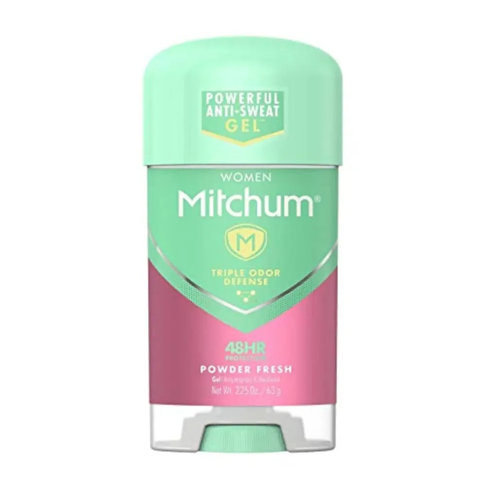 Mitchum for Women Power Gel Anti-Perspirant Deodorant Powder Fresh, 2.25 Ounce (Pack of 2)