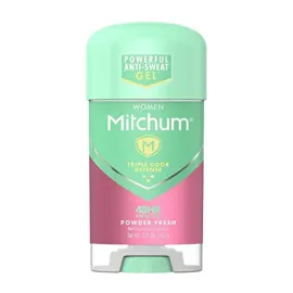 Mitchum for Women Power Gel Anti-Perspirant Deodorant Powder Fresh, 2.25 Ounce (Pack of 2)