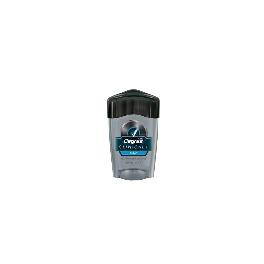 DEGREE Men Clean Clinical Antiperspirant Deodorant, 1.7 Ounce (Pack of 3)