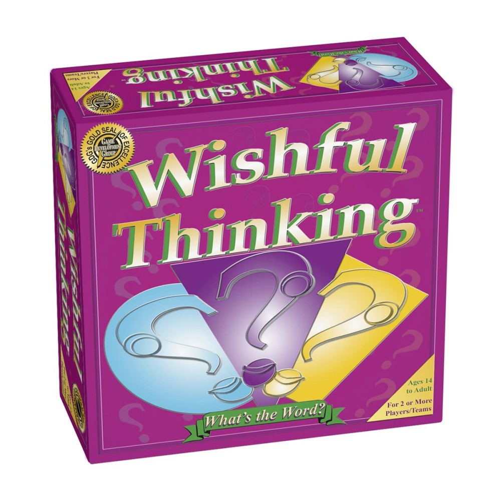 Wishful Thinking - Players Think Fast to Solve The Mystery Words in Time - Great for All Ages at Adult and Family Game Night Wishful Thinking - Players Think Fast to Solve The Mystery Words in Time - Great for All Ages at Adult and Family Game Night