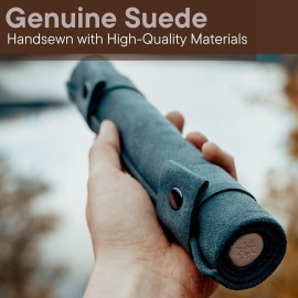 Sondergut Roll-Up Portable Suede Travel Chess & Checkers Game Set - Compact Perfect for RV Adventure Travel, Cruise, Airplane, Camping, Backpacking, Road Trips, and More. Sondergut Roll-Up Portable Suede Travel Chess & Checkers Game Set - Compact Perfect for RV Adventure Travel, Cruise, Airplane, Camping, Backpacking, Road Trips, and More.