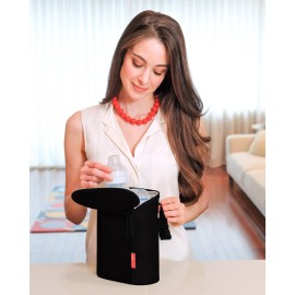 Skip Hop Baby Breastmilk Cooler Insulated Bottle Bag, Grab & Go, Black Skip Hop Baby Breastmilk Cooler Insulated Bottle Bag, Grab & Go, Black