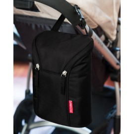 Skip Hop Baby Breastmilk Cooler Insulated Bottle Bag, Grab & Go, Black Skip Hop Baby Breastmilk Cooler Insulated Bottle Bag, Grab & Go, Black