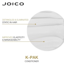 Joico K-PAK Daily Shampoo and Conditioner Set to Repair Damage, 10.1-Ounce
