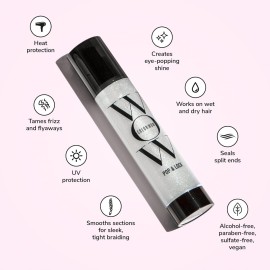 COLOR WOW Pop + Lock High Gloss Finish - Frizz Control Serum | Prevent Color Fade, Seal Split Ends, and Add Gloss | Get Silky, Shiny Hair!