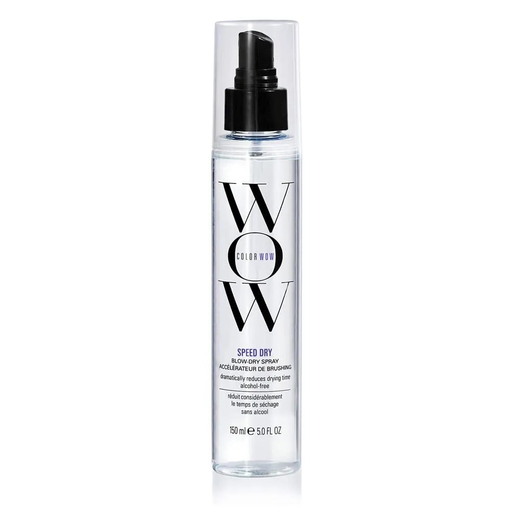 COLOR WOW Speed Dry Blow Dry Spray - Cut Blow Dry Time by 30% | Heat Protectant, Prevent Breakage | Cruelty-Free & Gluten-Free COLOR WOW Speed Dry Blow Dry Spray - Cut Blow Dry Time by 30% | Heat Protectant, Prevent Breakage | Cruelty-Free & Gluten-Free