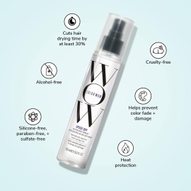 COLOR WOW Speed Dry Blow Dry Spray - Cut Blow Dry Time by 30% | Heat Protectant, Prevent Breakage | Cruelty-Free & Gluten-Free COLOR WOW Speed Dry Blow Dry Spray - Cut Blow Dry Time by 30% | Heat Protectant, Prevent Breakage | Cruelty-Free & Gluten-Free