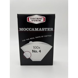 Technivorm Moccamaster 4 White Paper Filters, 100-count per box
