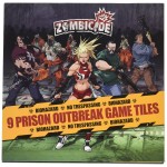 CMON Zombicide Season 2: Prison Outbreak 9 Double-Sided Game Tiles - Enhance Your Zombie Apocalypse Experience! Cooperative Strategy Game, Ages 14+, 1-6 Players, 1 Hour Playtime, Made