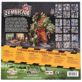 CMON Zombicide Season 2: Prison Outbreak 9 Double-Sided Game Tiles - Enhance Your Zombie Apocalypse Experience! Cooperative Strategy Game, Ages 14+, 1-6 Players, 1 Hour Playtime, Made CMON Zombicide Season 2: Prison Outbreak 9 Double-Sided Game Tiles - Enhance Your Zombie Apocalypse Experience! Cooperative Strategy Game, Ages 14+, 1-6 Players, 1 Hour Playtime, Made