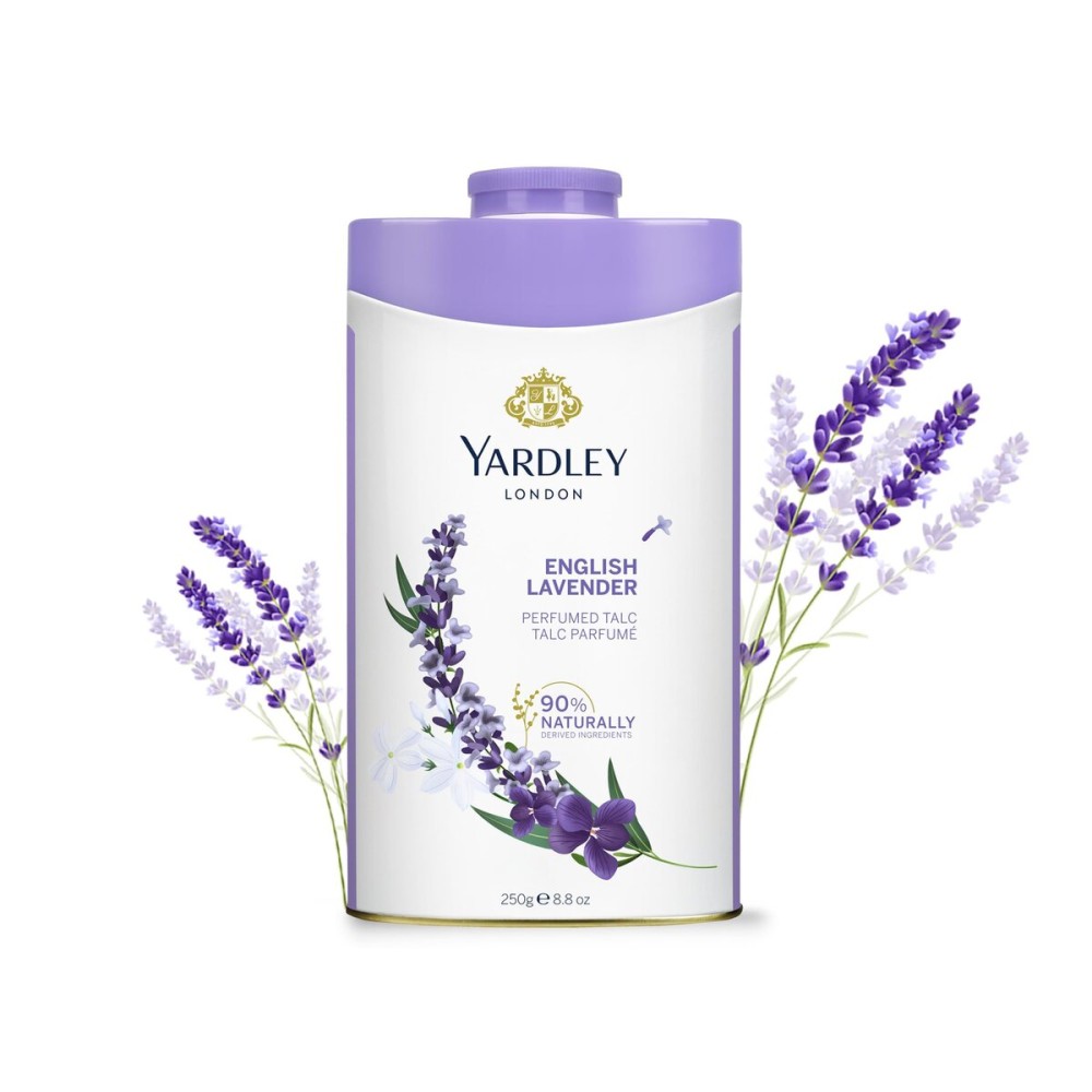 Yardley London English Lavender Perfumed Deodorizing Talc Talcum Powder 100gm, 3.5 Ounce Yardley London English Lavender Perfumed Deodorizing Talc Talcum Powder 100gm, 3.5 Ounce