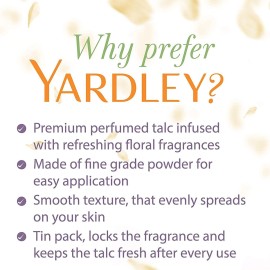 Yardley Sandalwood Perfumed Talc, 250 g Yardley Sandalwood Perfumed Talc, 250 g