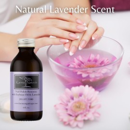 Karma Organic Nail Polish Remover with Soybean Oil and Lavender Oil- Non Toxic, Vegan, Cruelty Free, Acetone Free - Nails Strengthener for Fingernails - 4 fl. Oz Karma Organic Nail Polish Remover with Soybean Oil and Lavender Oil- Non Toxic, Vegan, Cruelty Free, Acetone Free - Nails Strengthener for Fingernails - 4 fl. Oz