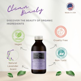 Karma Organic Nail Polish Remover with Soybean Oil and Lavender Oil- Non Toxic, Vegan, Cruelty Free, Acetone Free - Nails Strengthener for Fingernails - 4 fl. Oz Karma Organic Nail Polish Remover with Soybean Oil and Lavender Oil- Non Toxic, Vegan, Cruelty Free, Acetone Free - Nails Strengthener for Fingernails - 4 fl. Oz