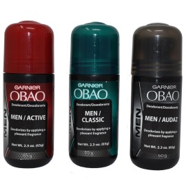 OBAO Assorted Deodorant for Men - Pack of 3 OBAO Assorted Deodorant for Men - Pack of 3