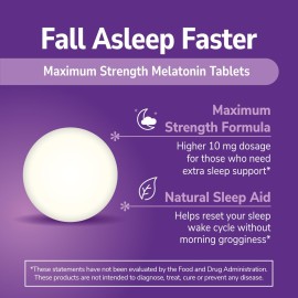 21st Century, Melatonin Quick Dissolve Tablets 10 mg, White, Cherry, 120 Count 21st Century, Melatonin Quick Dissolve Tablets 10 mg, White, Cherry, 120 Count