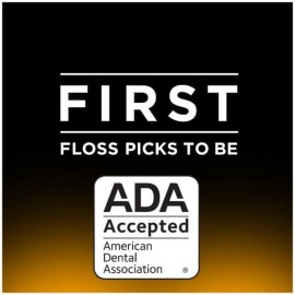 DenTek Triple Clean Advanced Clean Floss Picks, No Break & No Shred Floss, 90 Count, (Pack of 3)