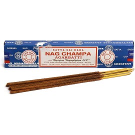 3 Packs Origional Satya Sai Baba Nag Champa Incense Sticks Joss Insence - Insense 15g Box NagChampa Agarbatti (Nag Champa)