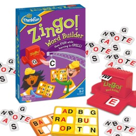 ThinkFun 7706-T Zingo Word Builder Early Reading Game - Award Winning Game for Pre-Readers and Early Readers ThinkFun 7706-T Zingo Word Builder Early Reading Game - Award Winning Game for Pre-Readers and Early Readers