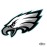 NFL Siskiyou Sports Fan Shop Philadelphia Eagles Logo Magnets 8 inch sheet Team Color