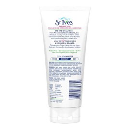 St. Ives Radiant Skin Face Scrub For Dull Skin Pink Lemon and Mandarin Orange Dermatologist-Tested Face Wash Scrub With 100 percent Natural Exfoliants 6 oz St. Ives Radiant Skin Face Scrub For Dull Skin Pink Lemon and Mandarin Orange Dermatologist-Tested Face Wash Scrub With 100 percent Natural Exfoliants 6 oz