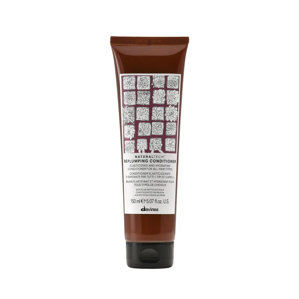 Davines Naturaltech REPLUMPING Conditioner, Renew Elasticity While Replenishing, Moisturizing And Detangling, 5.07 fl. oz. Davines Naturaltech REPLUMPING Conditioner, Renew Elasticity While Replenishing, Moisturizing And Detangling, 5.07 fl. oz.