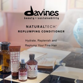 Davines Naturaltech REPLUMPING Conditioner, Renew Elasticity While Replenishing, Moisturizing And Detangling, 5.07 fl. oz. Davines Naturaltech REPLUMPING Conditioner, Renew Elasticity While Replenishing, Moisturizing And Detangling, 5.07 fl. oz.