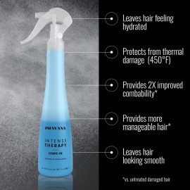 PRAVANA Intense Therapy Leave-In Conditioner Spray Treatment & Detangler | Instantly Detangles & Hydrates | Equalizes Hair Porosity | For All Hair Types | Strengthens & Softens Hair | 10.1 Fl Oz PRAVANA Intense Therapy Leave-In Conditioner Spray Treatment & Detangler | Instantly Detangles & Hydrates | Equalizes Hair Porosity | For All Hair Types | Strengthens & Softens Hair | 10.1 Fl Oz