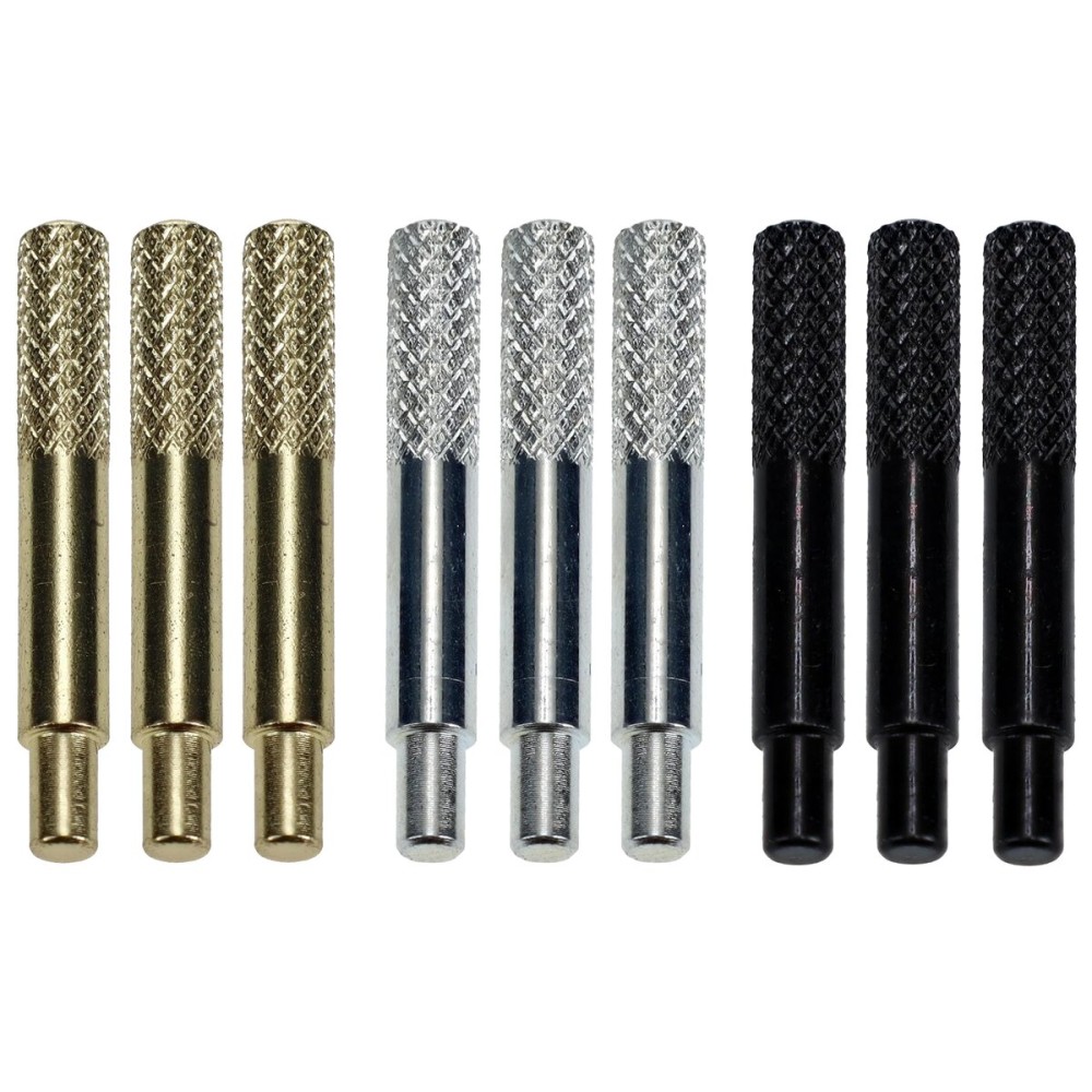 WE Games Cribbage Board Pegs Metal, Set of 9 Machined Cribbage Pegs Unique, 3 Colors (Brass, Silver & Black) Felt Pouch for Travel, Bulk Cribbage Pegs, Classic Board Games for Adults WE Games Cribbage Board Pegs Metal, Set of 9 Machined Cribbage Pegs Unique, 3 Colors (Brass, Silver & Black) Felt Pouch for Travel, Bulk Cribbage Pegs, Classic Board Games for Adults