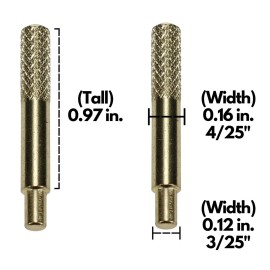 WE Games Cribbage Board Pegs Metal, Set of 9 Machined Cribbage Pegs Unique, 3 Colors (Brass, Silver & Black) Felt Pouch for Travel, Bulk Cribbage Pegs, Classic Board Games for Adults WE Games Cribbage Board Pegs Metal, Set of 9 Machined Cribbage Pegs Unique, 3 Colors (Brass, Silver & Black) Felt Pouch for Travel, Bulk Cribbage Pegs, Classic Board Games for Adults