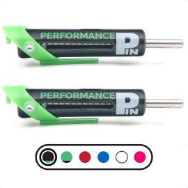 PERFORMANCE PIN The Original Drop Set Pins for Gym | One More Rep with Weight Stack Pins | Instant Transition to Lower Weights for More Reps | Proudly Made in America | 5/16 Pin | Black