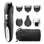 Remington All-in-One Grooming Kit, Lithium Powered, 8 Piece Set with Trimmer, Men\'s Shaver, Clippers, Beard and Stubble Combs, Black