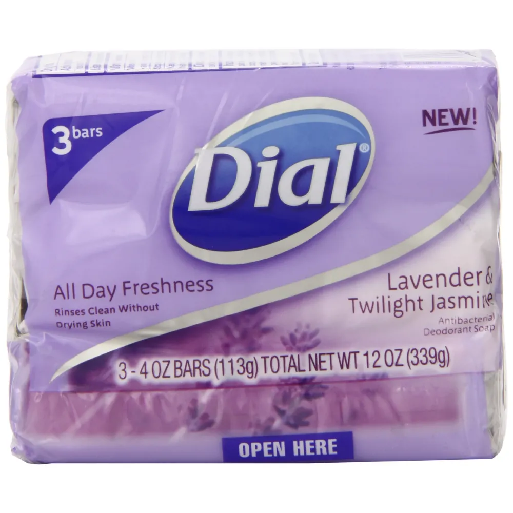 Dial Antibacterial Deodorant Soap Lavender & Twilight Jasmine - 3 CT Dial Antibacterial Deodorant Soap Lavender & Twilight Jasmine - 3 CT