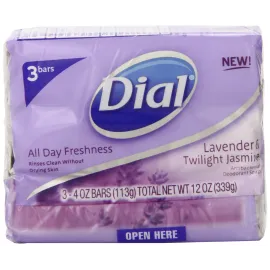 Dial Antibacterial Deodorant Soap Lavender & Twilight Jasmine - 3 CT