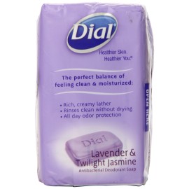 Dial Antibacterial Deodorant Soap Lavender & Twilight Jasmine - 3 CT Dial Antibacterial Deodorant Soap Lavender & Twilight Jasmine - 3 CT
