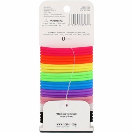 Scunci No-Slip Grip Gel Evolution Ponytailers Elastics, Assorted Colors, 28 Count (Pack of 1) Scunci No-Slip Grip Gel Evolution Ponytailers Elastics, Assorted Colors, 28 Count (Pack of 1)