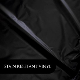 Betty Dain Lustre Shampoo Cape, Waterproof, Stain Resistant Vinyl, Touch-and-close Fastener, Soft Nylon Neckband, Safe For All Salon Processes, 36 inches wide x 54 inches long, Black Betty Dain Lustre Shampoo Cape, Waterproof, Stain Resistant Vinyl, Touch-and-close Fastener, Soft Nylon Neckband, Safe For All Salon Processes, 36 inches wide x 54 inches long, Black