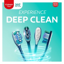 Colgate 360 Whole Mouth Clean , Medium Toothbrush for Adults, 4 Pack, Packaging May Vary Colgate 360 Whole Mouth Clean , Medium Toothbrush for Adults, 4 Pack, Packaging May Vary