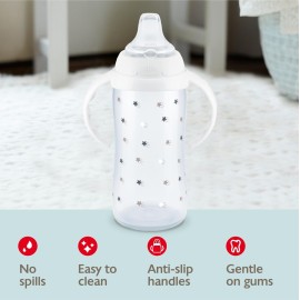 NUK Learner Cup, 6+ Months, Timeless Collection, Amazon Exclusive, 5 Oz, Pack of 2 - BPA Free, Spill Proof Sippy Cup