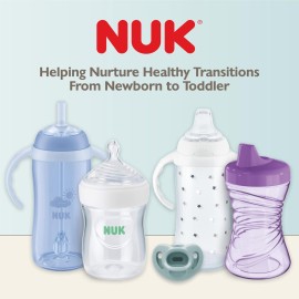 NUK Learner Cup, 6+ Months, Timeless Collection, Amazon Exclusive, 5 Oz, Pack of 2 - BPA Free, Spill Proof Sippy Cup