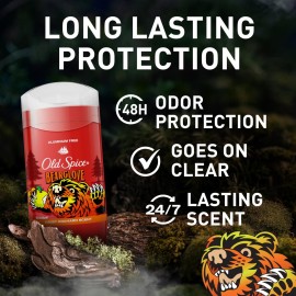 Old Spice Aluminum Free Deodorant for Men, 24/7 Odor Protection, 24/7 Freshness & Lasting Scent, Goes on Clear, Bearglove with Crisp Orchard Scent, 3.0 oz (Pack of 3) Old Spice Aluminum Free Deodorant for Men, 24/7 Odor Protection, 24/7 Freshness & Lasting Scent, Goes on Clear, Bearglove with Crisp Orchard Scent, 3.0 oz (Pack of 3)
